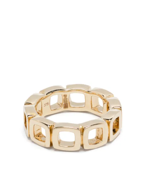 Tom Wood 9K yellow gold Cushion ring Gold 100291