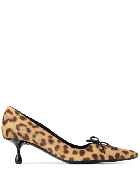 Jimmy Choo Scarlett leopard-print pumps Neutrals SCARLETT50LOP