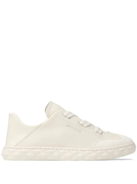 Jimmy Choo Diamond Light Flex leather sneakers Neutrals J000174795