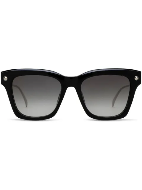 Alexander McQueen Eyewear square-frame sunglasses Black AM0483S001