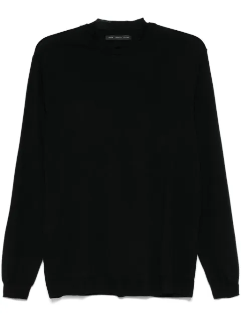 Low Brand fine-knit sweater Black L1MFW24256687BLACK