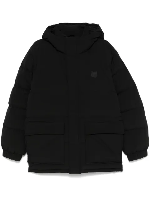 Maison Kitsuné hooded puffer jacket Black NM02209WQ4031