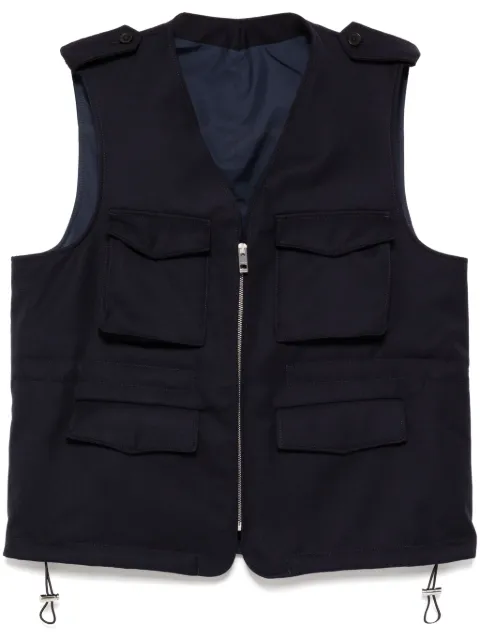 Caruso padded gilet Blue MO31M504934