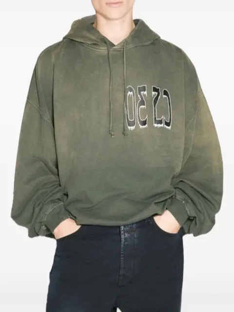 032c Spliced Bubble hoodie Green F24URC0632450