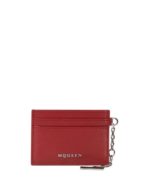 Alexander McQueen Sling card holder Red 8044341T1AN