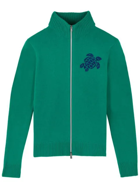 Vilebrequin logo sweater Green JUAB9005