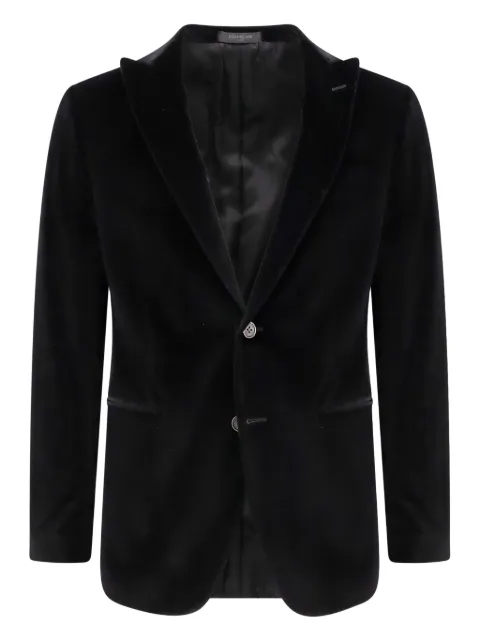 Corneliani velvet blazer Black 946T199498500