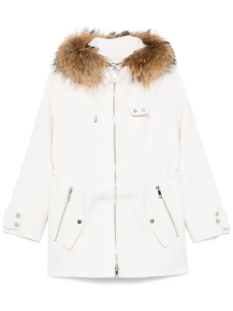 P.A.R.O.S.H. hooded coat Neutrals LEAK24D431653PI