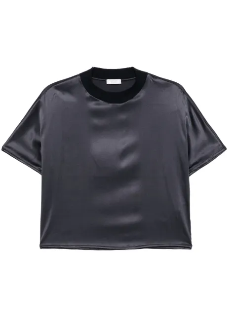 Peserico satin blouse Blue A06557A2372