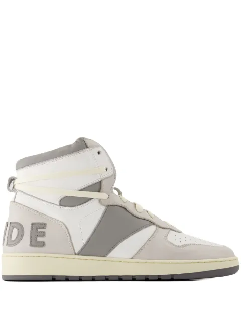 RHUDE logo-patch sneakers White RHPF24FO02877