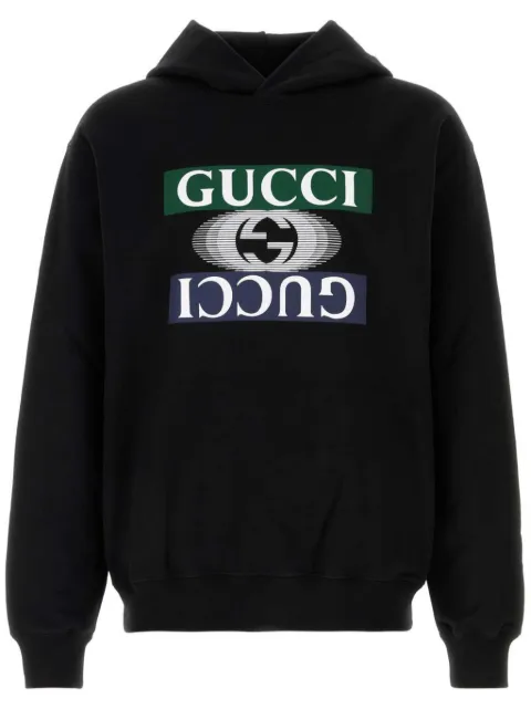 Gucci Interlocking G-logo sweatshirt Black 795557XJGQP