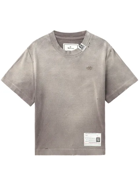 Maison MIHARA YASUHIRO logo-embroidered T-shirt Grey B13TS562