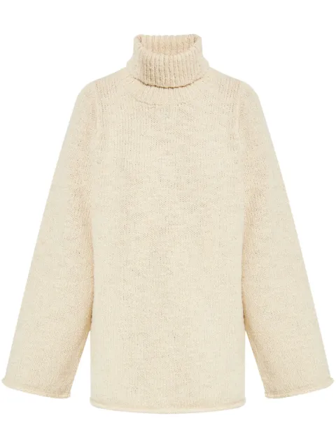 By Malene Birger roll-neck jumper Neutrals 102193