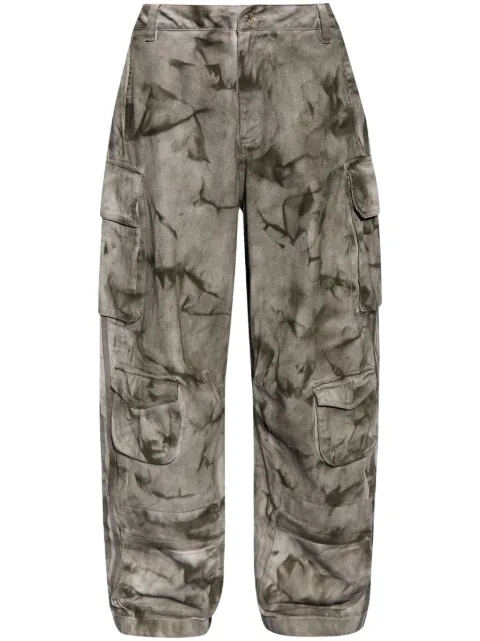 adidas camouflage-print cargo trousers Grey IW5532