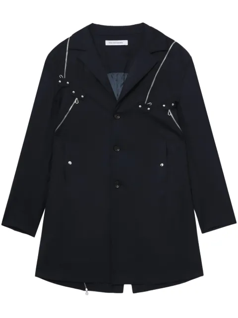 Kiko Kostadinov Knox coat Blue KKAW24J0344