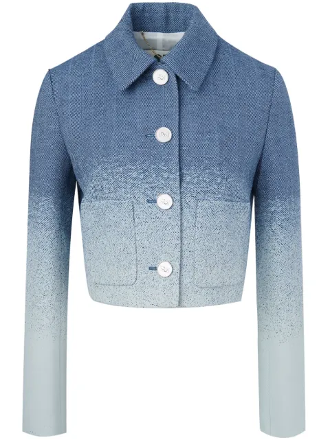Ports 1961 cropped jacket Blue PW424JSB02FWVH800