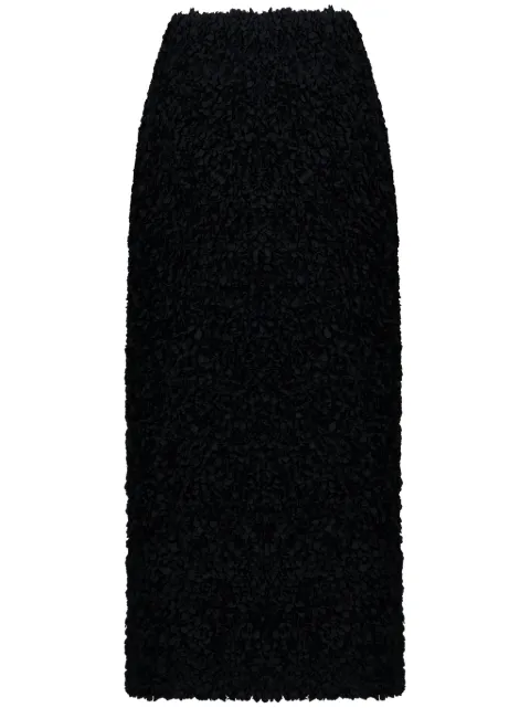 Ports 1961 bouclé-constructed midi skirt Black PW424XXL60FPLX530