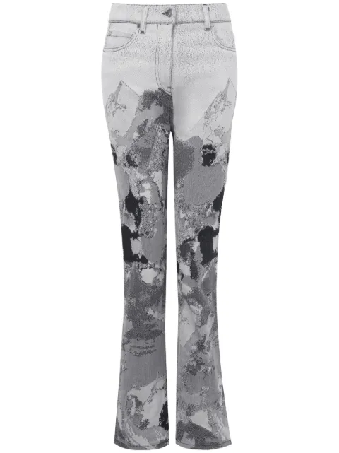 Ports 1961 abstract-pattern jeans Grey PW424TJD03FCOF225