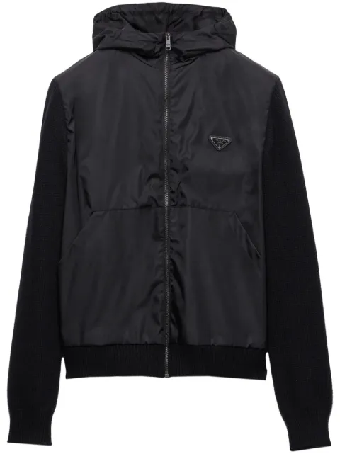 Prada cashmere and wool cardigan Black UMG370SOOO16AM