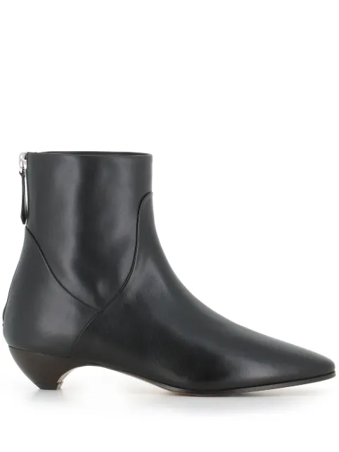 Le Monde Beryl leather ankle boots Black AABCALBLACK