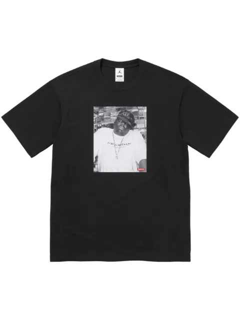 Supreme x Jordan Biggie short-sleeve T-shirt Black SU670
