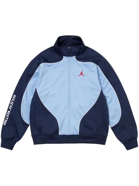 Supreme x Jordan Tricot track jacket Blue SU680