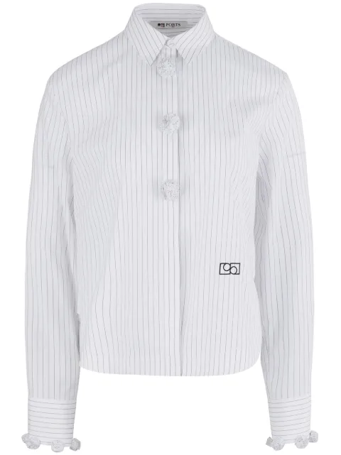 Ports 1961 Charming pompom shirt White PW424HLS04FCOS104