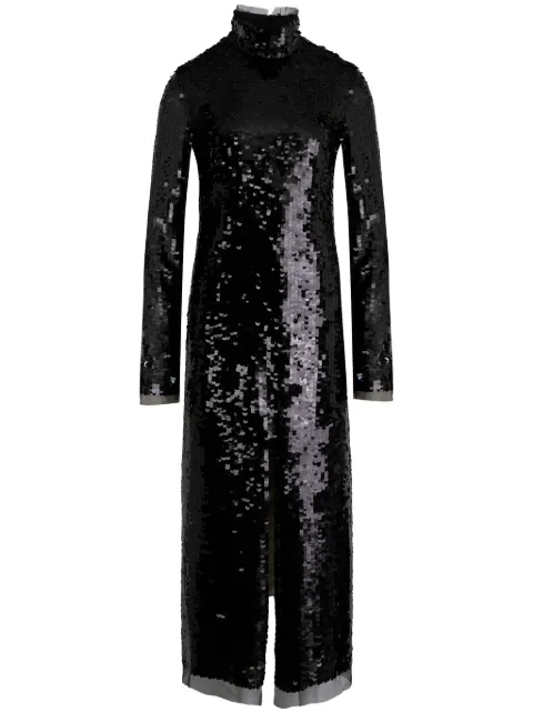 Ports 1961 sequinned midi dress Black PW424DLS4CFPLF042