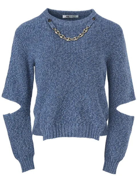 Ports 1961 cut-out jumper Blue PW424KFC02YWVM602