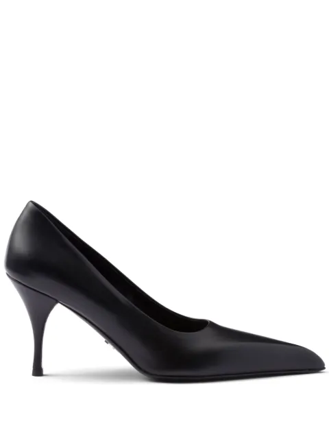 Prada leather pumps Black 1I484NFA085070