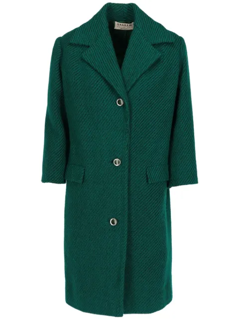 A.N.G.E.L.O. Vintage Cult 1960s single-breasted coat Green ANGV380L