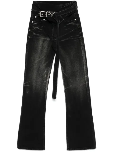 Y/Project wrap belt jeans Black 107PA006
