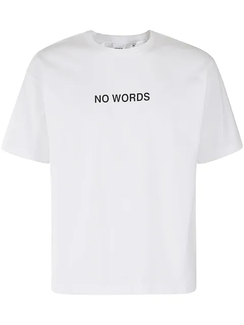 ASPESI No Words T-shirt White AY06V070