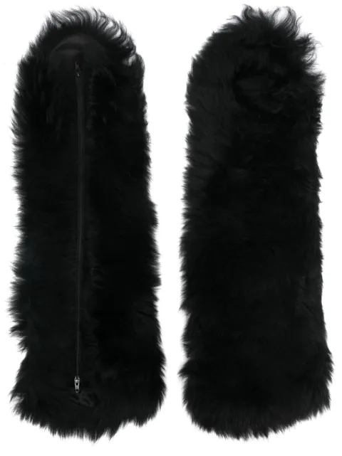 STEIN fur arm warmer Black ST1037