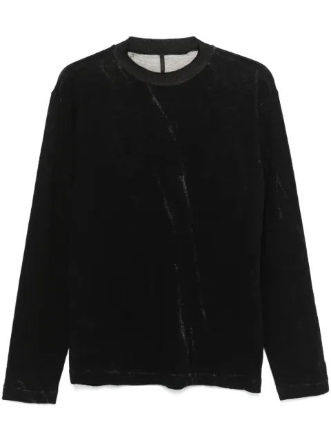 Transit jacquard virgin-wool sweater Black CFUTRY20550