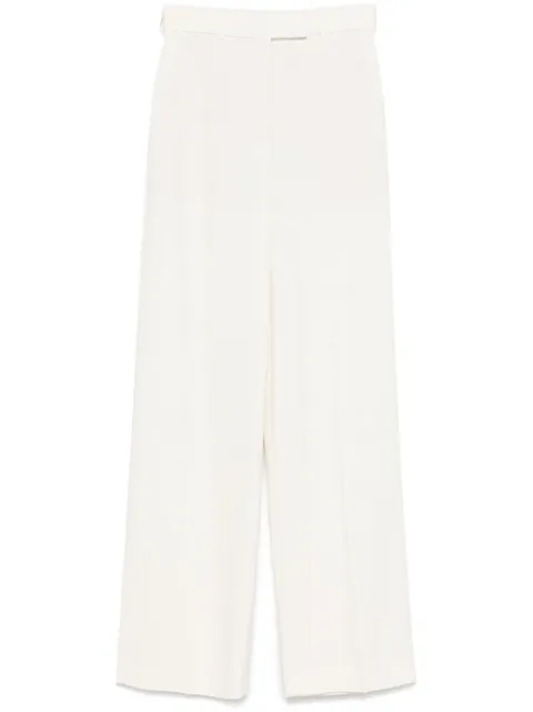 Róhe wide-leg textured trousers Neutrals 41330120