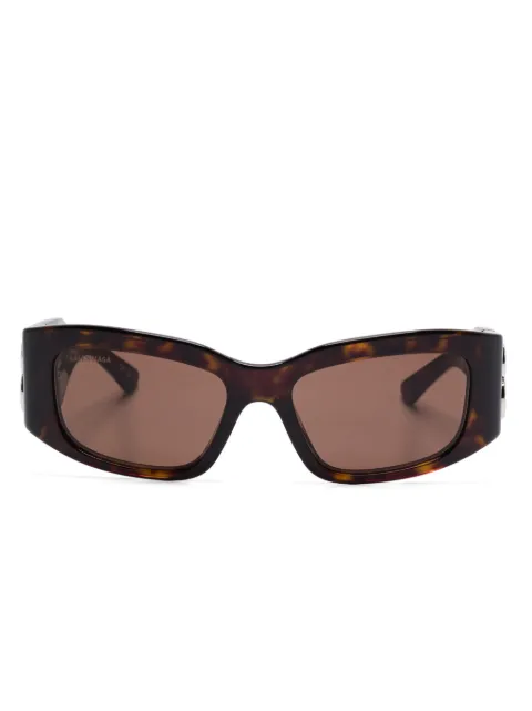 Balenciaga Eyewear rectangle-frame sunglasses Brown BB0360S002