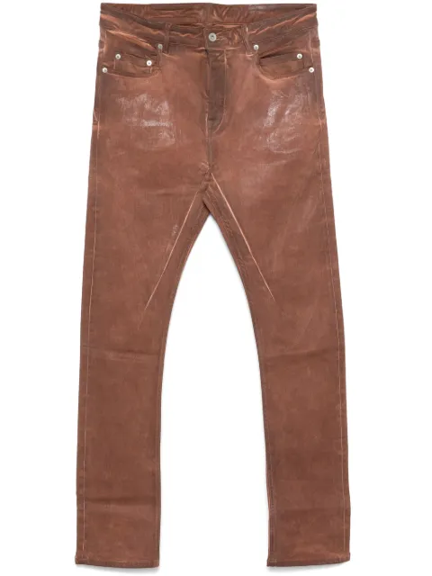 Rick Owens DRKSHDW Detroit Cut jeans Brown DU02D2366HSCF