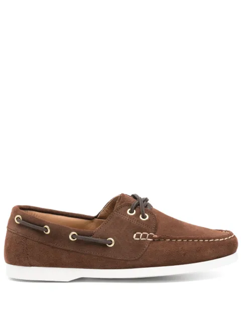P.A.R.O.S.H. suede boat shoes Brown SAILSHOED070274