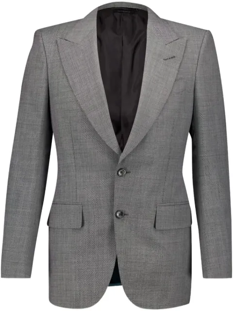TOM FORD single-breasted blazer Grey 2LPP01WMS27
