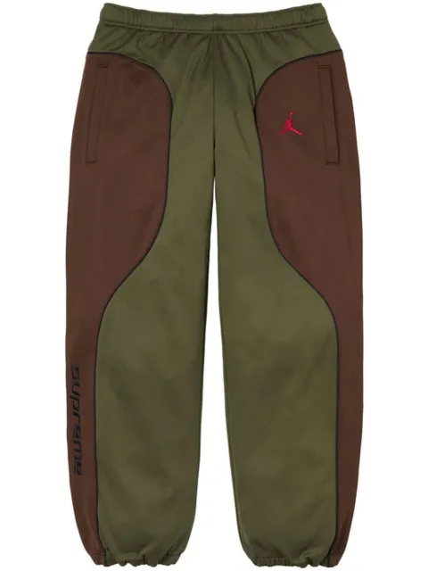 Supreme x Jordan Tricot track pants Green SU689