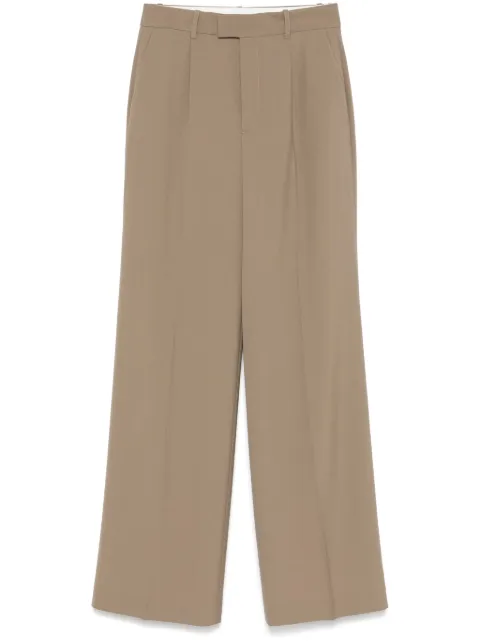 Róhe single-pleat trousers Brown 41330158