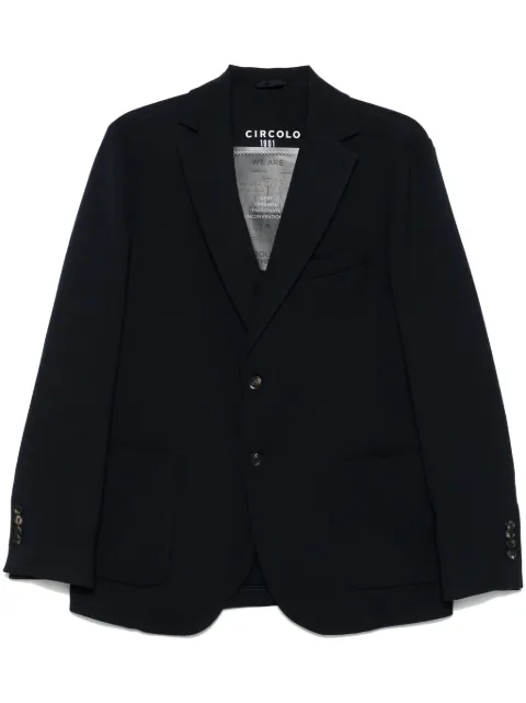 Circolo 1901 textured blazer Blue CN4584