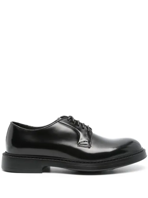 Doucal's lace-up leather derby shoes Black DU1385BRUXUF007NN00