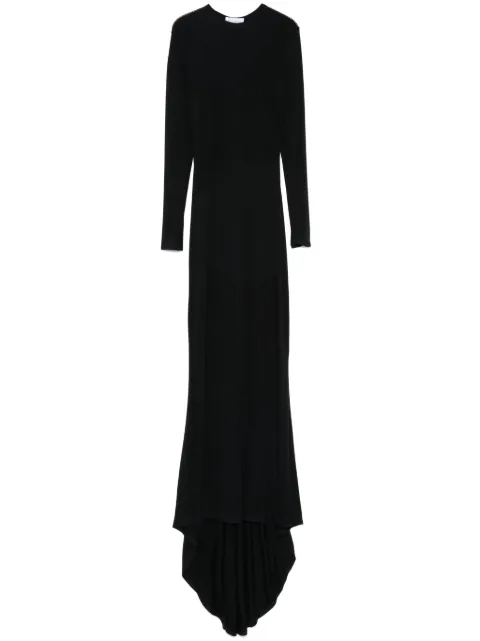 Ioana Ciolacu jersey maxi dress Black IC25DR04