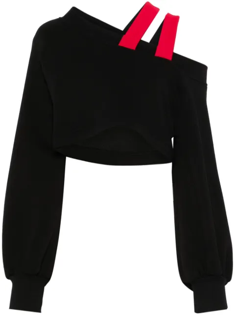 Ioana Ciolacu off-shoulder top Black IC25CT01