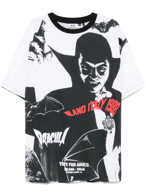 GCDS Dracula-print T-shirt Black A2CM2314DR1