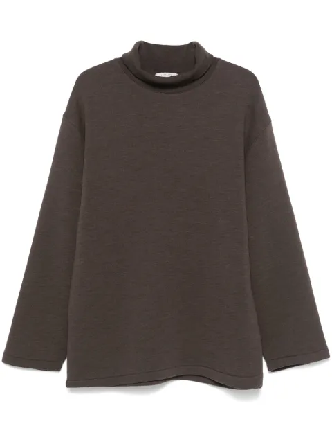 LEMAIRE mélange-effect sweatshirt Brown TO1287LJ1020