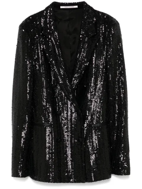 Tagliatore sequinned blazer Black JPARIGI10APAII40007