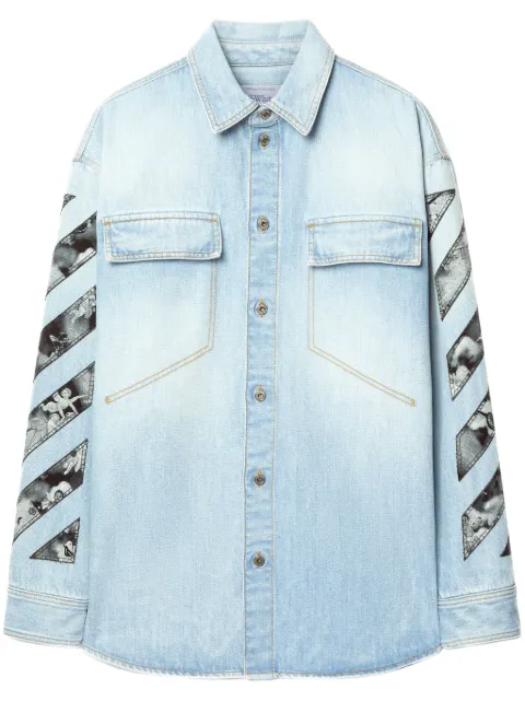 Off-White Fresco denim shirt Blue OMYD05HS25DEN0014600